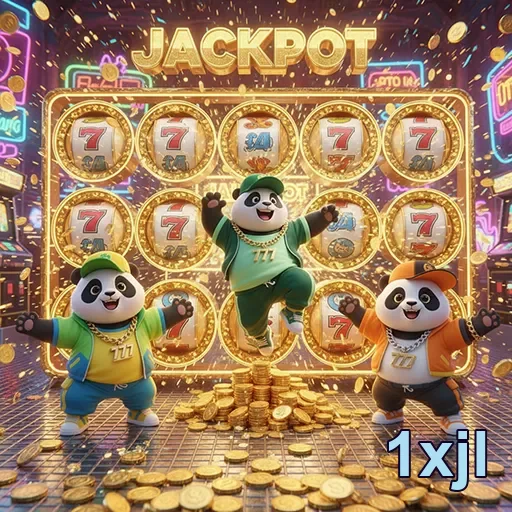 Excited player enjoying live slots at 1xjl